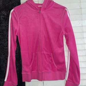 Bright pink jacket